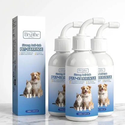 Gentle and Odorless Ear Cleanser for Dogs and Cats
