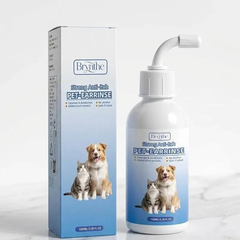 Gentle and Odorless Ear Cleanser for Dogs and Cats